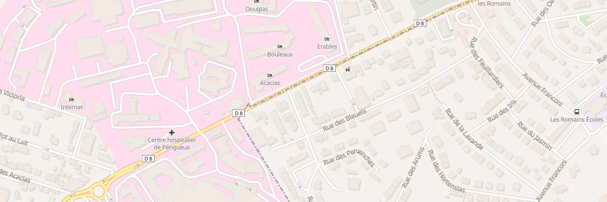 Plan du 3 Rue des Roses à Trélissac