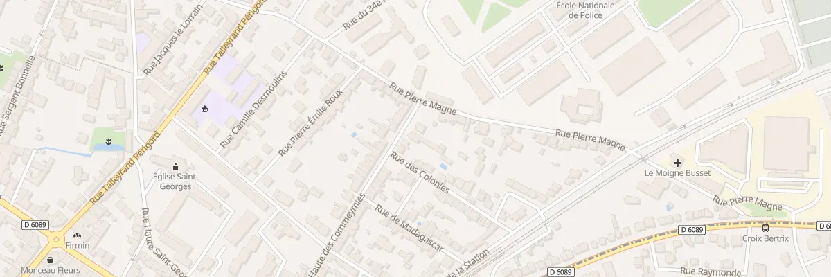 Plan du 72 Rue Haute des Commeymies à Périgueux