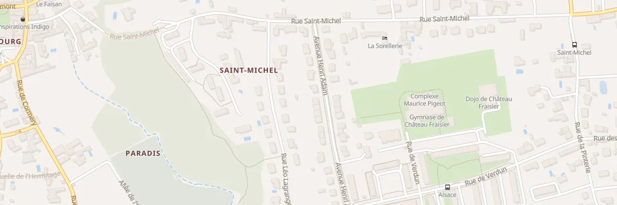 Plan du 21 Av Henri Adam à Saint-Avertin