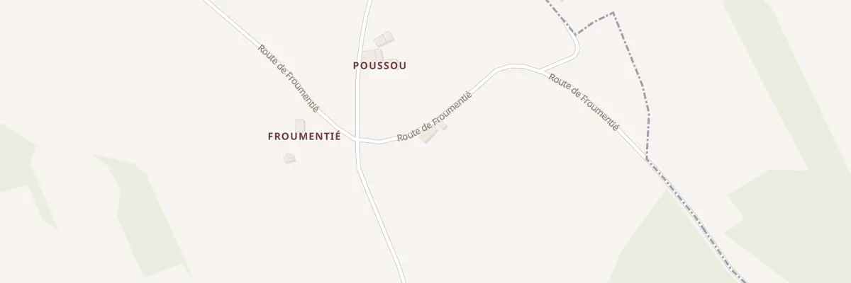 Plan du 1199 Rte de Froumentié à La Sauvetat-sur-Lède