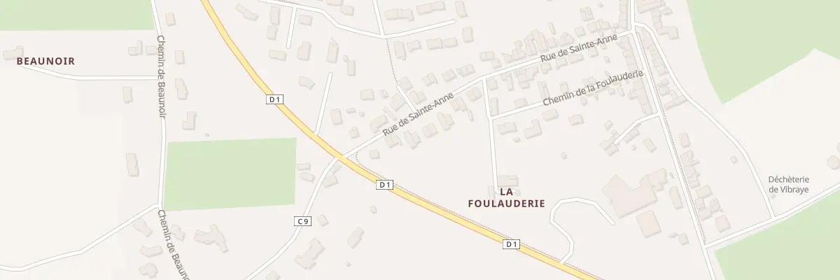 Plan du 31 Rue de Sainte Anne à Vibraye