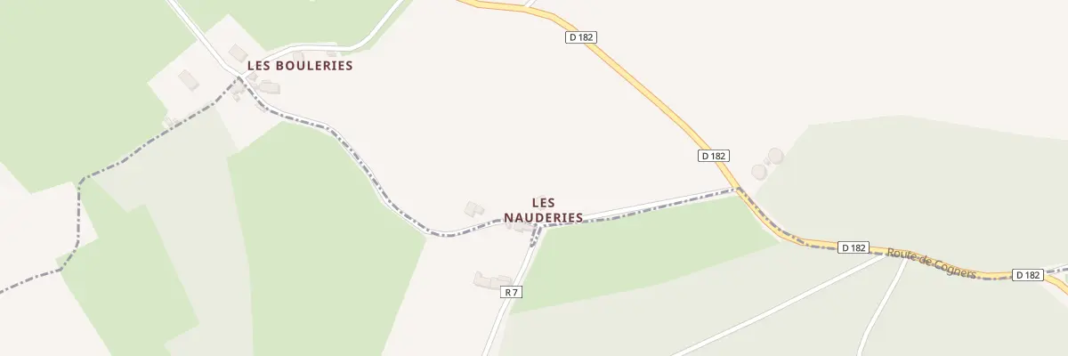 Plan du 5139B Les Nauderies à La Chapelle-Huon