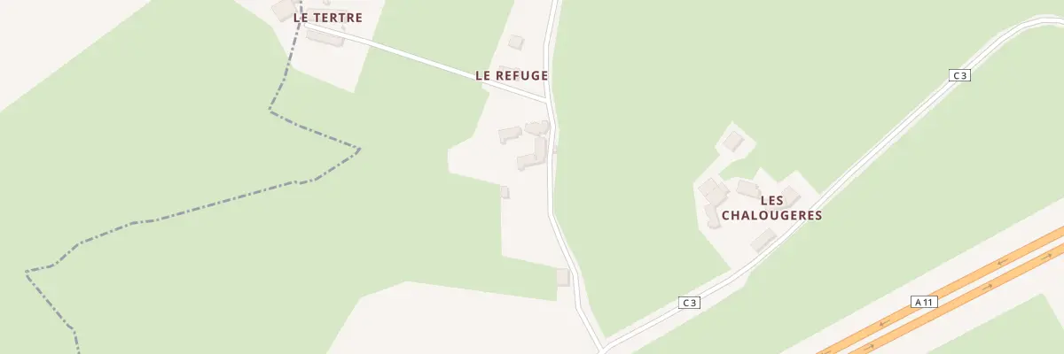 Plan du 5089 La Fosse Denis à Courgenard