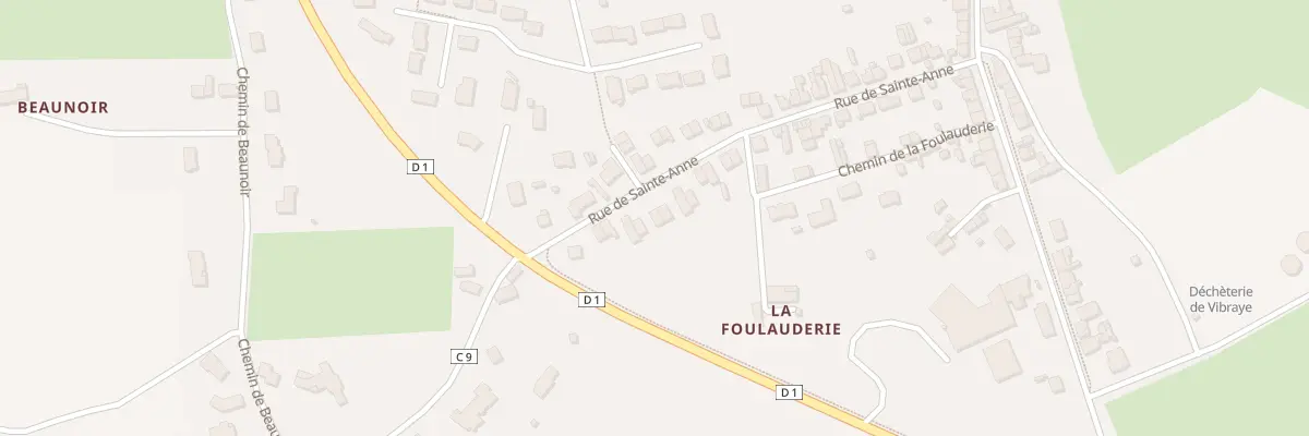 Plan du 29 Rue de Sainte Anne à Vibraye