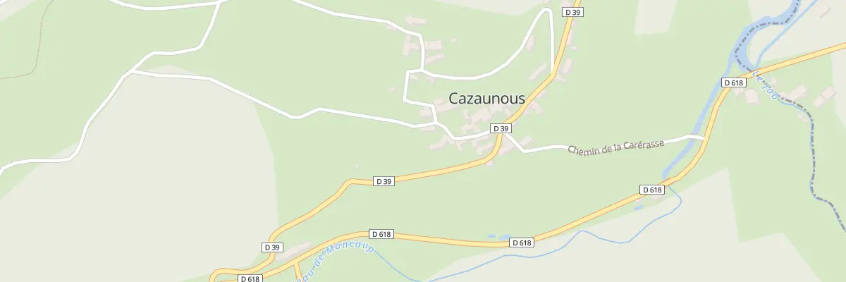Plan du 25 Le Village à Cazaunous