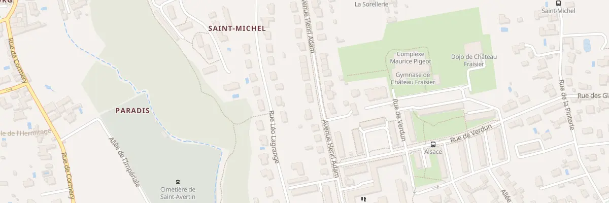 Plan du 33 Av Henri Adam à Saint-Avertin