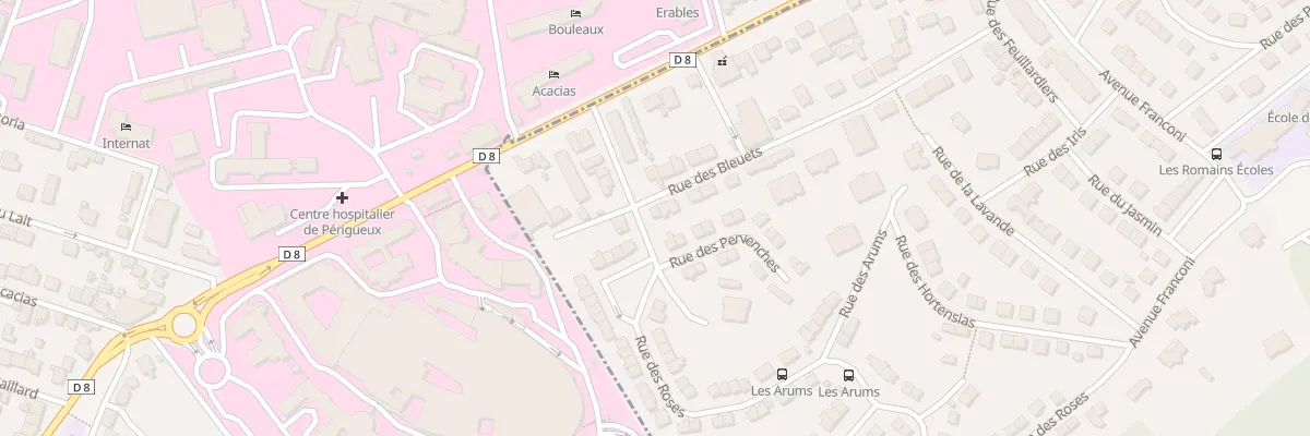 Plan du 2 Rue des Bleuets à Trélissac
