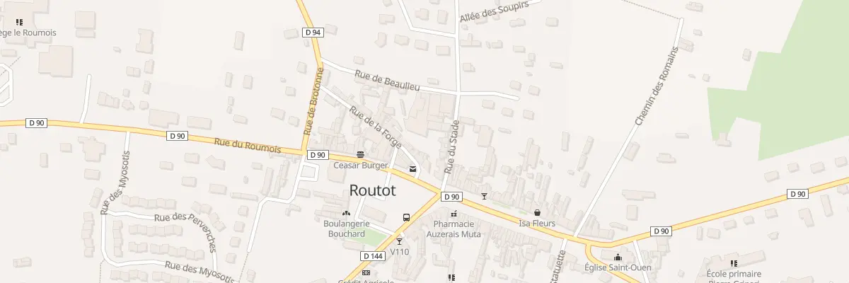 Plan du 3 Rue du Stade à Routot