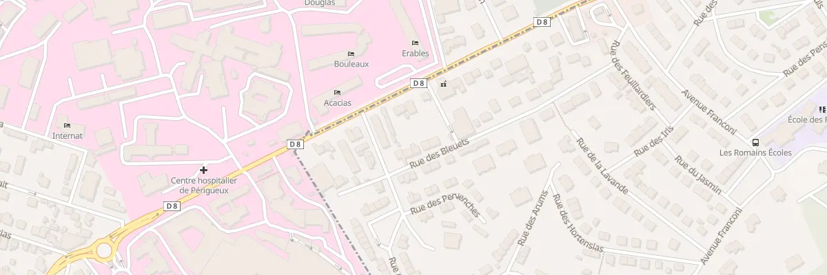 Plan du 3 Rue des Bleuets à Trélissac