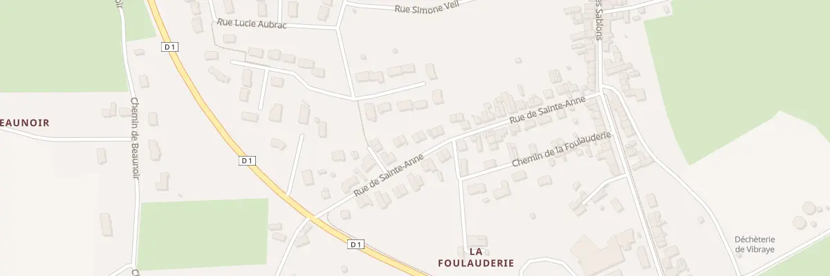 Plan du 38 Rue de Sainte Anne à Vibraye