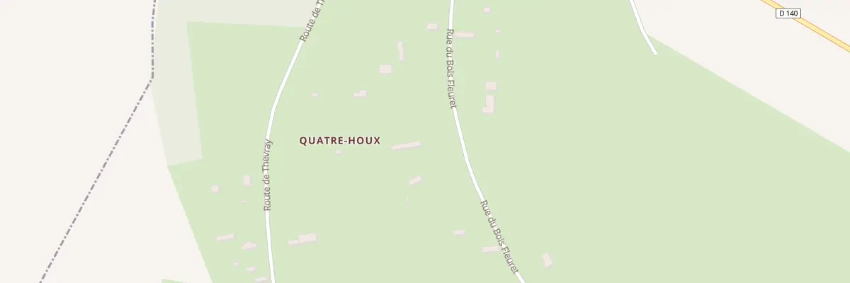 Plan du 10 Rue du Bois Fleuret au Noyer-en-Ouche