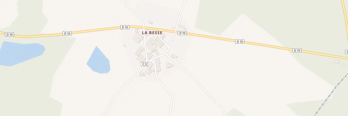 Plan du 5090 La Besse à Videix