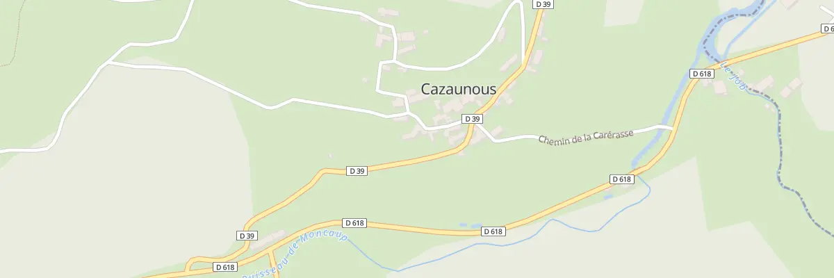 Plan du 24 Le Village à Cazaunous