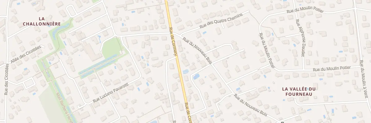 Plan du 232 Rue de Cormery à Saint-Avertin