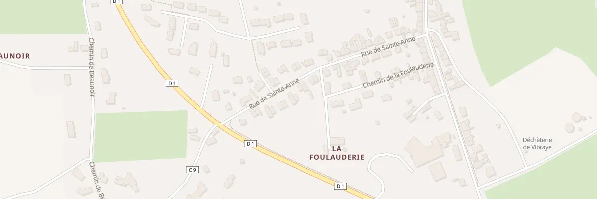 Plan du 23 Rue de Sainte Anne à Vibraye