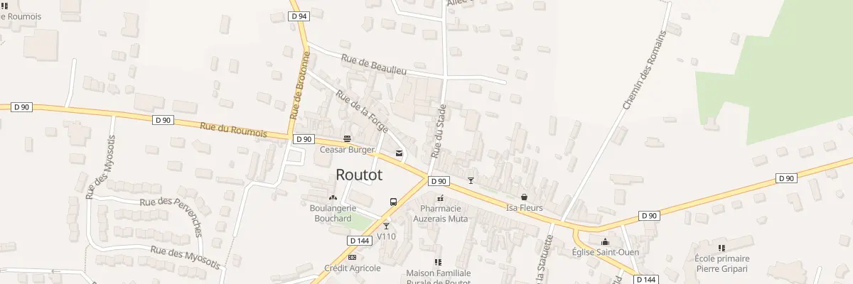 Plan du 1 Rue du Stade à Routot