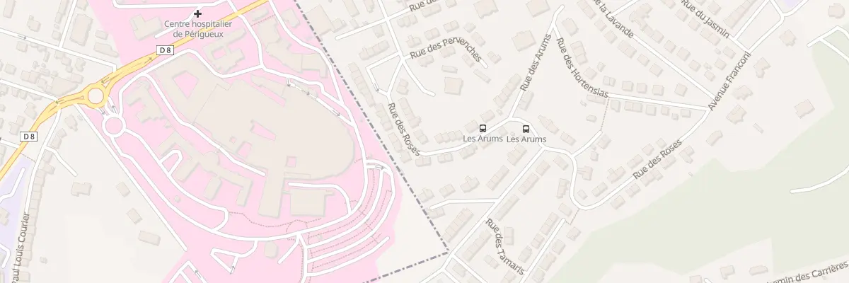 Plan du 21 Rue des Roses à Trélissac