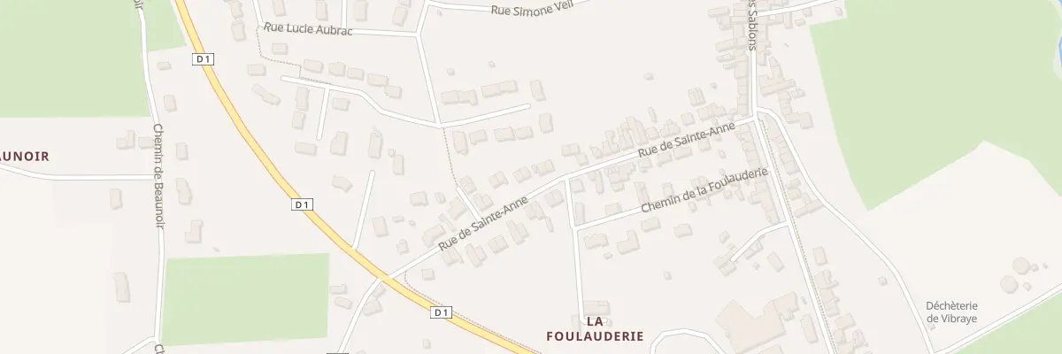 Plan du 36 Rue de Sainte Anne à Vibraye