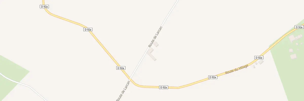 Plan du 128 Rte de Larcan à Saux-et-Pomarède