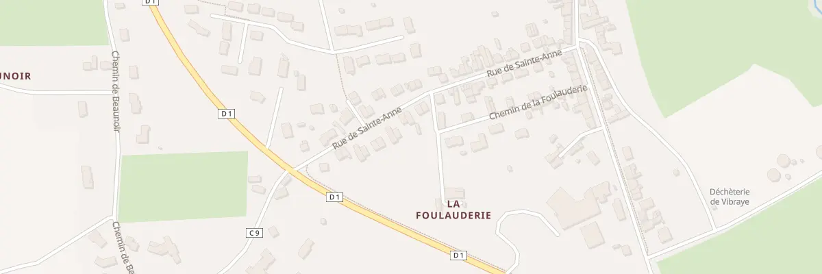 Plan du 21 Rue de Sainte Anne à Vibraye