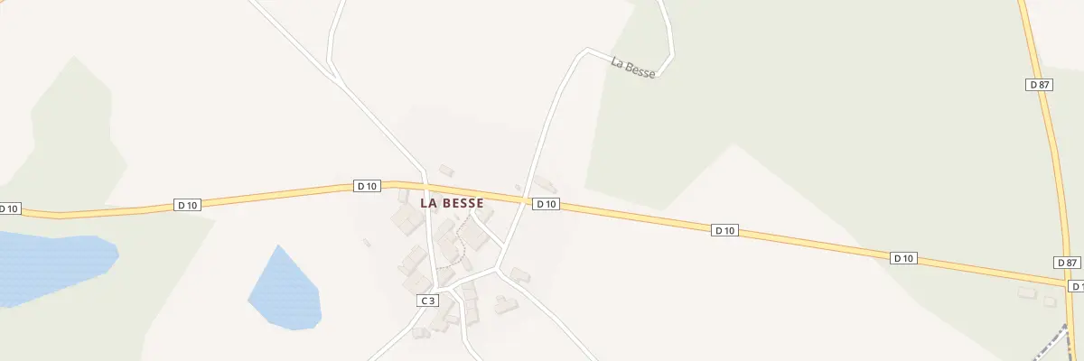 Plan du 5092 La Besse à Videix