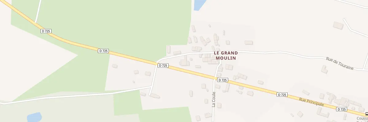 Plan du 62 Rue Principale à Coussay-les-Bois