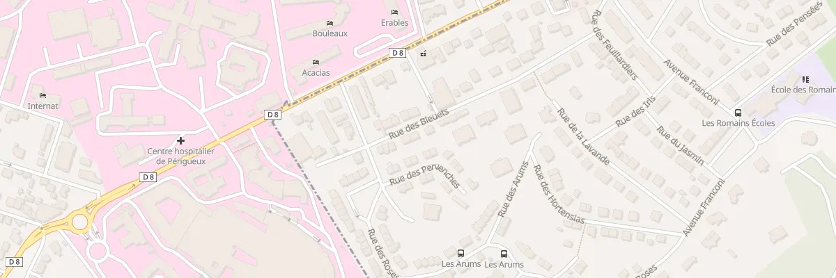 Plan du 10 Rue des Bleuets à Trélissac