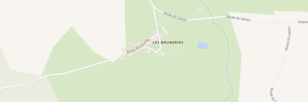 Plan du 5000 Les Brunies à Champs-Romain