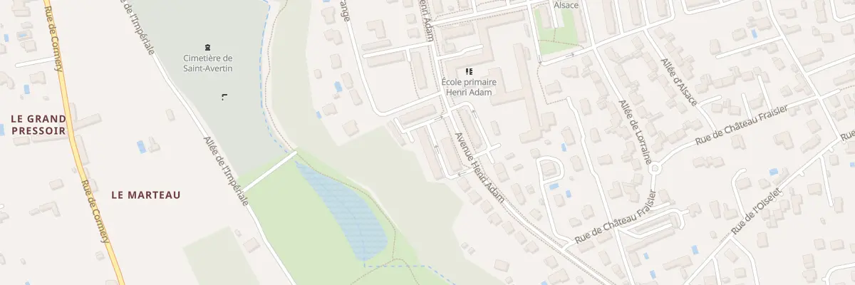Plan du 61 Av Henri Adam à Saint-Avertin