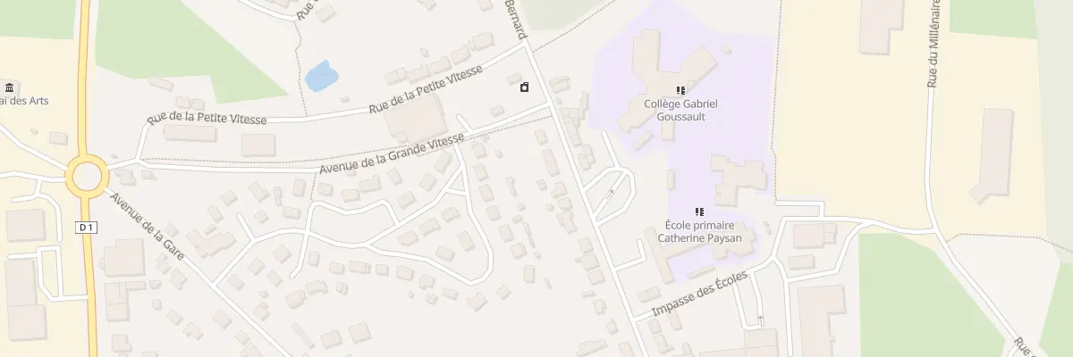 Plan du 85 Rue Gabriel Goussault à Vibraye