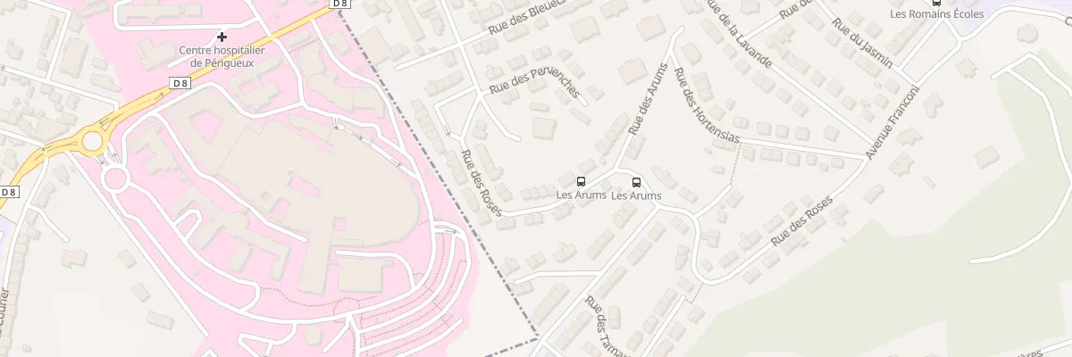 Plan du 27 Rue des Roses à Trélissac