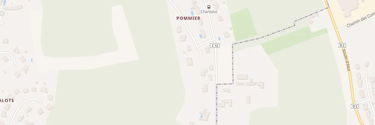 Plan du 95D Rte de Pommier à Sanilhac