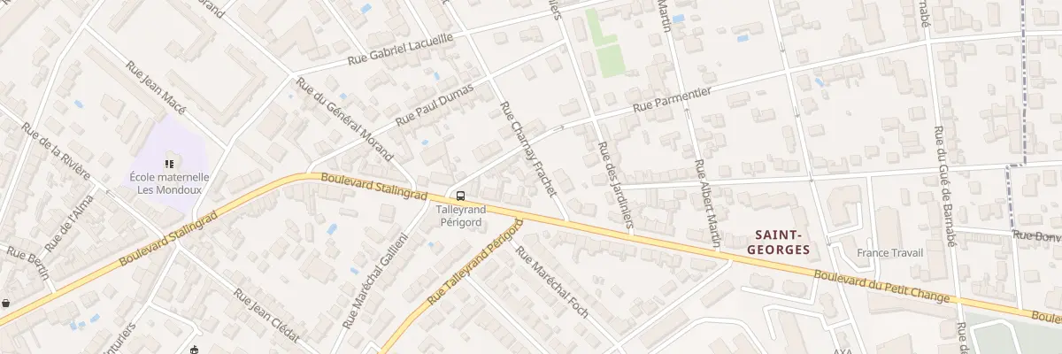 Plan du 76B Rue Charnay Frachet à Périgueux