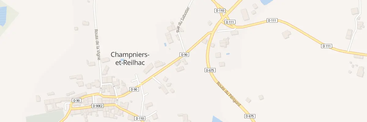 Plan du 111 Rte du Trieux à Champniers-et-Reilhac