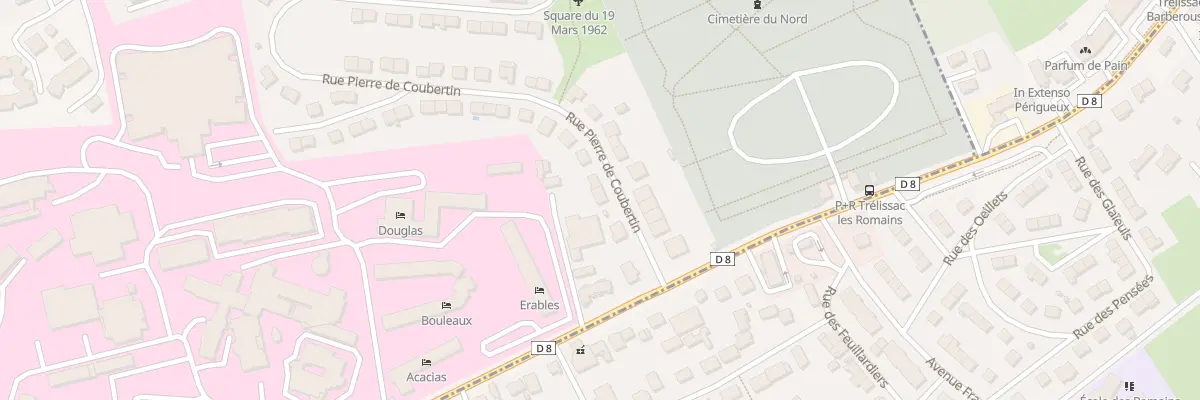 Plan du 5 Rue Pierre de Coubertin à Périgueux
