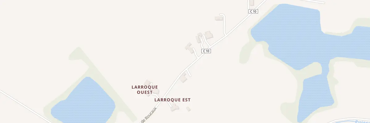 Plan du 1327 Rte de Roucaux à Caudecoste