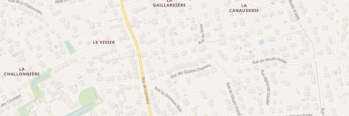 Plan du 11 Rue du Vivier à Saint-Avertin