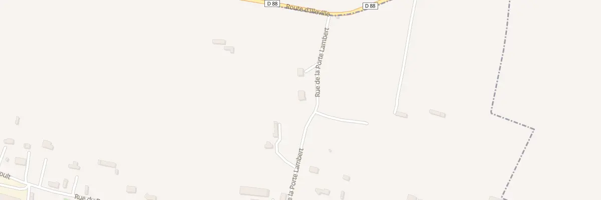 Plan du 275 Rue de la Porte Lambert à Écaquelon