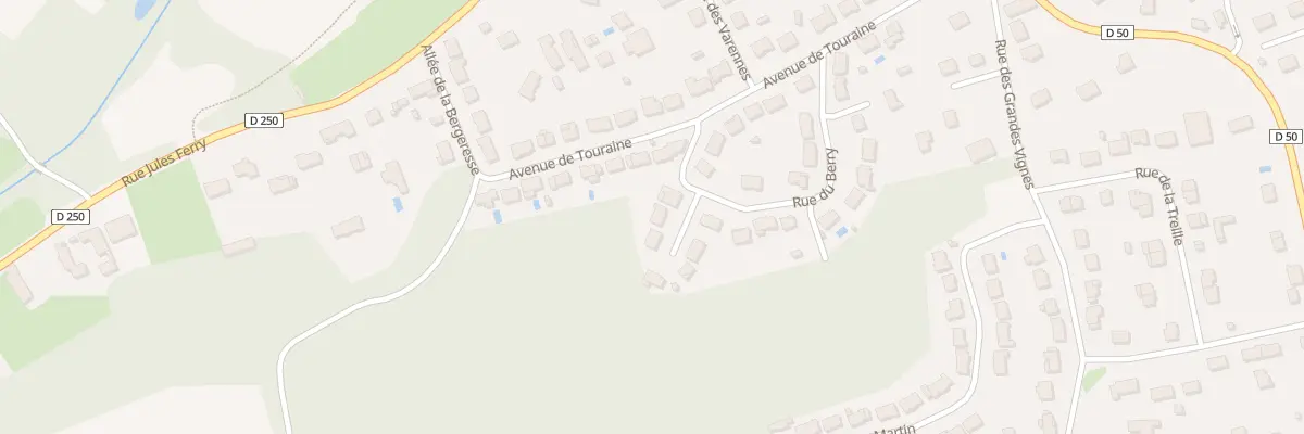 Plan du 3 Rue d’Anjou à Veigné