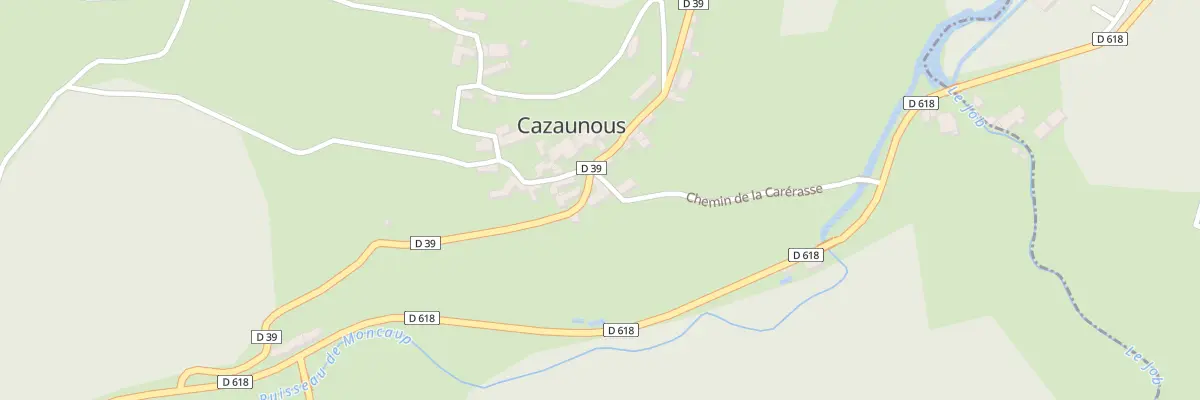 Plan du 58 Le Village à Cazaunous