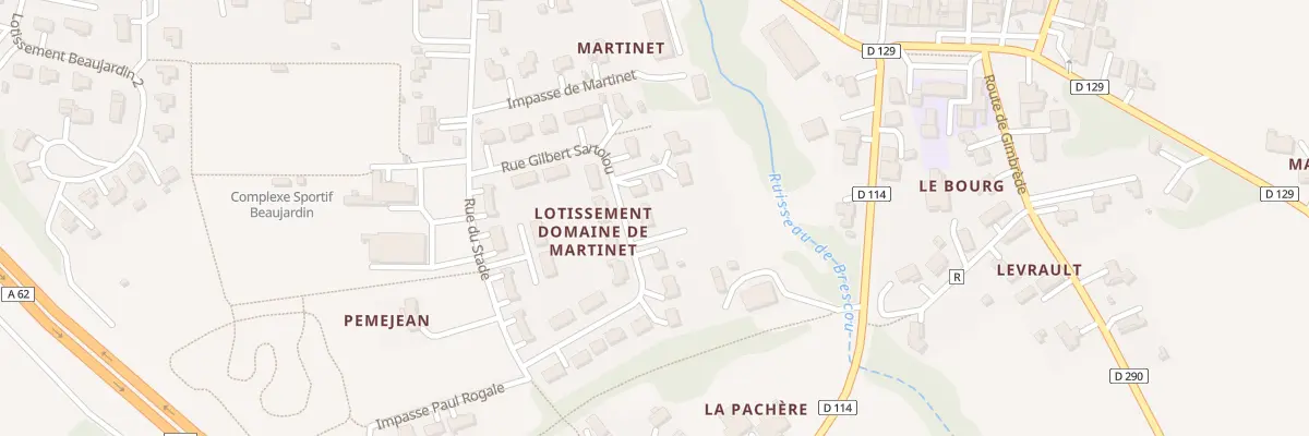 Plan du 173 Rue Gilbert Sartolou à Caudecoste