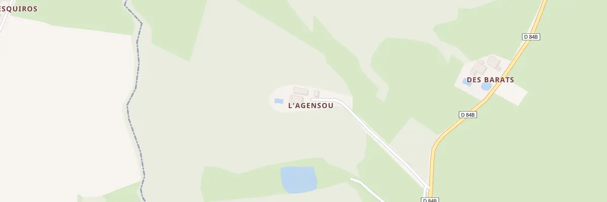Plan du 73 Lagensou à Puymaurin