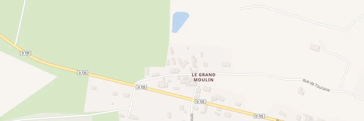 Plan du 20 Le Grand Moulin à Coussay-les-Bois