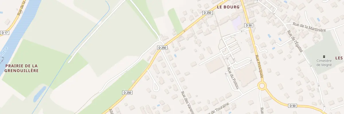 Plan du 4 Rue des Varennes à Veigné