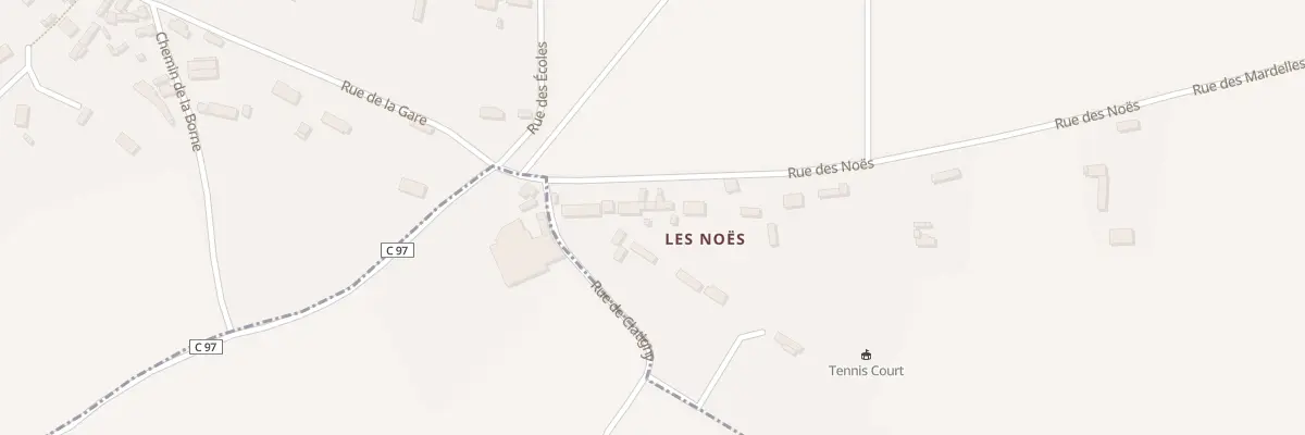 Plan du 7 Rue des Noes à Ambenay