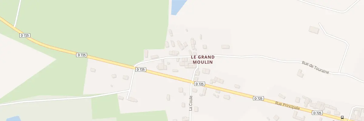 Plan du 11 Le Grand Moulin à Coussay-les-Bois