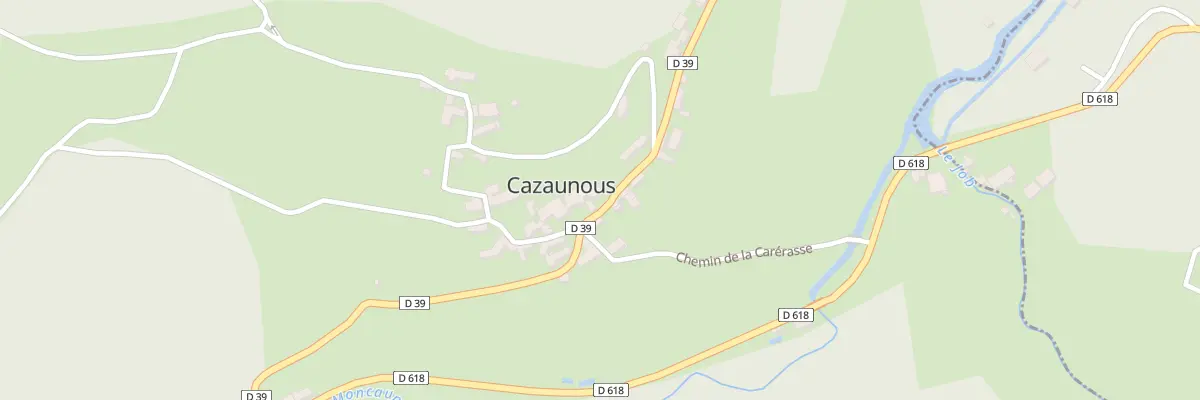 Plan du 30 Le Village à Cazaunous