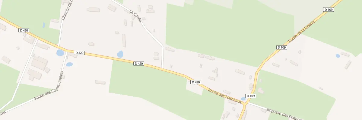 Plan du 1443 Rte des Hameaux à Saint-Vaast-Dieppedalle