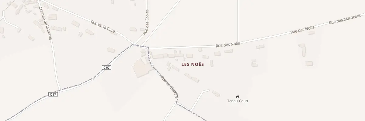 Plan du 8 Rue des Noes à Ambenay