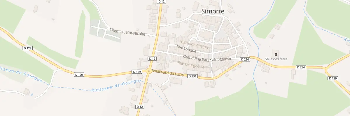 Plan du 5127 Rue Bourgeoise à Simorre